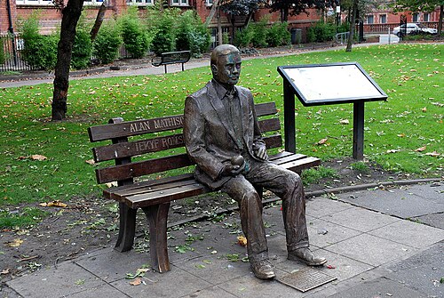 Alan Turing memorial statue in Manchester